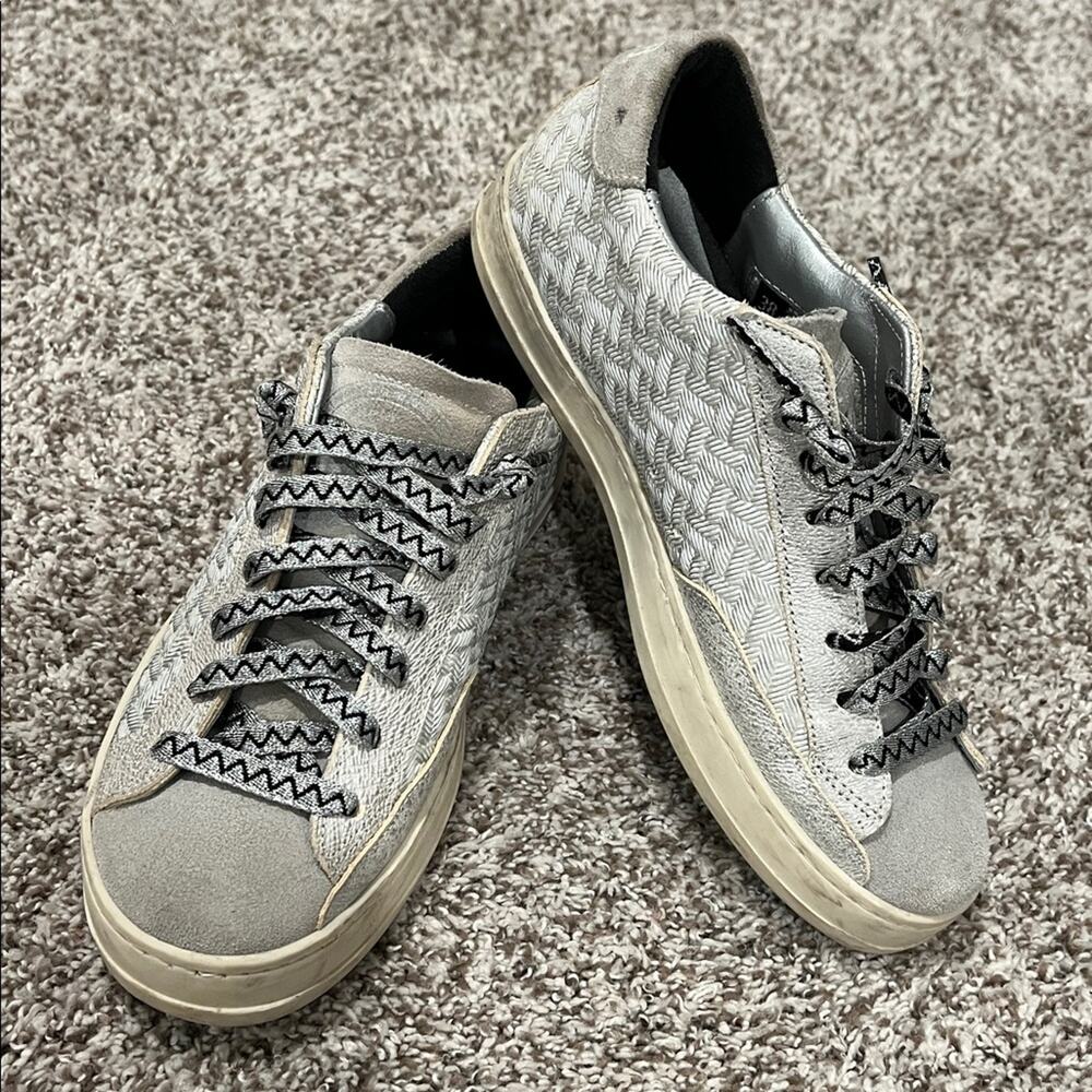 P448 Women's John White Sneakers in Task White